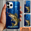 Maxcorners Underwater Bubble Custom Name Fishing Phone Case