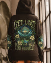 Maxcorners Get Lost Find Yourself Compass All Over Print LM2101