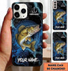 Maxcorners Fishing Phone Case Anchor Lightning Wave Rings Custom Name Phone Case