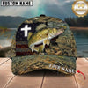 Maxcorners Faith Inspired Angler Custom Name Fishing Cap