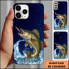 Maxcorners Dynamic Surface Feeding Design Custom Name Fishing Phone Case