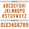 Maxcorners Custom White Texas Orange Mesh Authentic Football Jersey LM2605