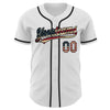 Maxcorners Custom Black Pink-Light Blue Premium American Flag Fashion Baseball Jersey LM0210