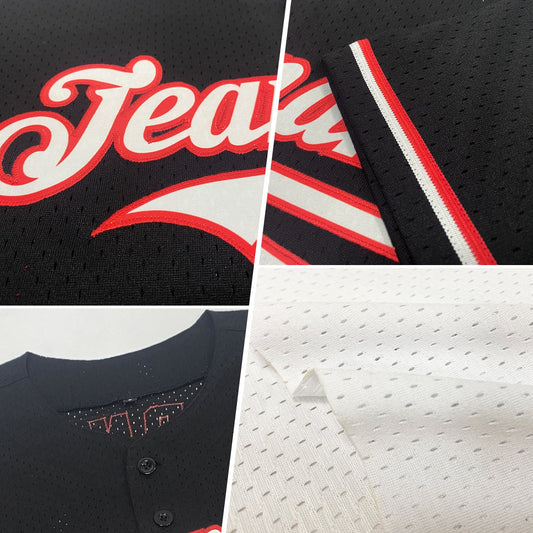 Maxcorners Custom White Pink-Kelly Green Mesh Authentic Throwback Baseball Jersey LM2605