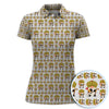 Maxcorners Funny Pattern Golf Shirt For Men, Christmas Golf Shirt, Golf Gift For Golfer