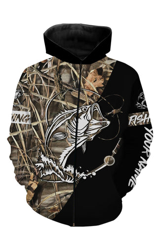 Maxcorners Personalized Fishing Tattoo Full Printing 3D Hoodie