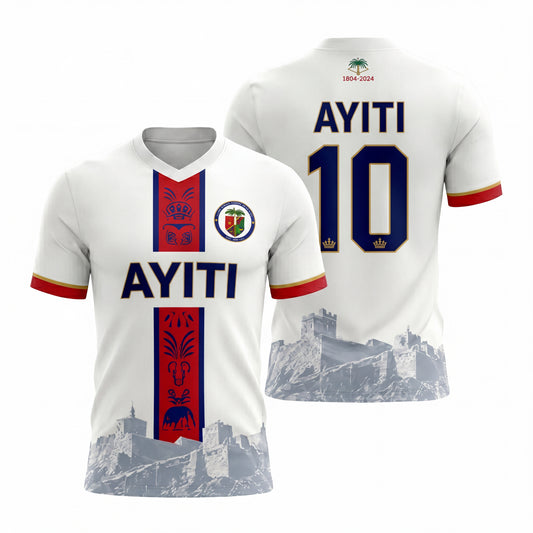 Maxcorners Personalized Haiti Football Nation Jersey Custom 3D Soccer Fan Apparel For Supporters