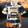 Maxcorners Personalized Respect The Classics 1967 Mustang Hawaiian Shirt - Custom Photo Car Aloha Shirts