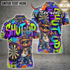 Maxcorners Darts Shut Up Cool Kid Graffiti Multiple Options Personalized Name, Team Name 3D Shirt