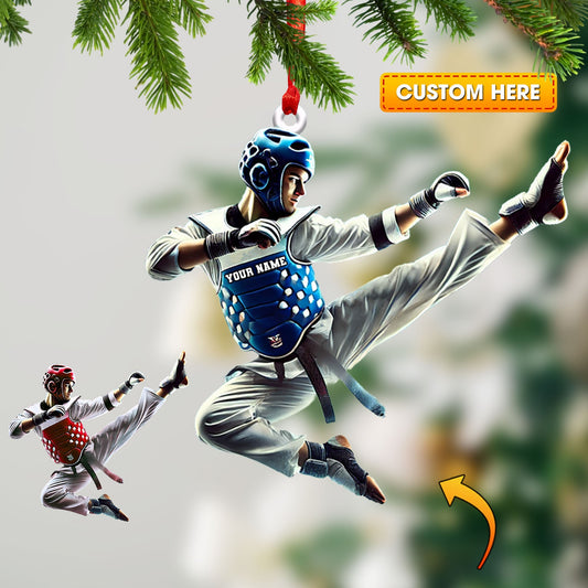 Maxcorners Custom Ornament, Sport Ornament, Christmas Decor 2D Flat LM2211
