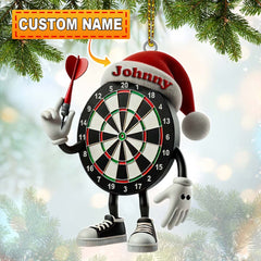 Maxcorners Darts Christmas Ornament, Personalized Ornament 2D Flat LM2211