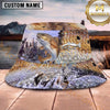 Maxcorners Fishing Water Splash Fish Scale Collage Personalized 3D Bucket Hat (13 Fish Species)