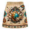 Maxcorners Customized Bowling Trouser Skirts With Shorts Underneath, Bowling Native American With Pockets