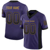 Maxcorners Custom Purple Black-Old Gold Drift Fashion Football Jersey LM2605