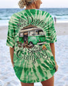 Maxcorners The Best Days Are Spent Camping Tie Dye All Over Print LM2101
