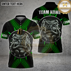 Maxcorners Bulldog Dart Shirt Fierce Multioptions Personalized Name, Team Name Unisex 3D Shirt (4 Colors)