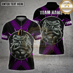 Maxcorners Bulldog Dart Shirt Fierce Multioptions Personalized Name, Team Name Unisex 3D Shirt (4 Colors)