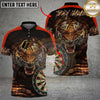 Maxcorners Dart Shirt Tiger Face Roaring Multioptions Personalized Name, Team Name Unisex 3D Shirt (4 Colors)