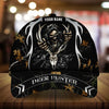 Maxcorners Epic Skull Deer Hunting 3D Multicolor Personalized Cap