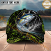 Maxcorners Fishing Thunder Strike Personalized Name Classic 3D Cap (9 Breeds)