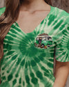 Maxcorners The Best Days Are Spent Camping Tie Dye All Over Print LM2101