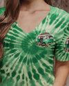 Maxcorners Glamping I'm Too Bougee Tie Dye All Over Print LM2101