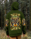 Maxcorners Drinking Beer And Shooting Deer Hunting All Over Print LM1601