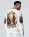 Maxcorners Making Memories One Campfire At A Time Bear All Over Print LM2101