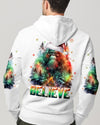 Maxcorners Believe Bigfoot Christmas All Over Print LM2101