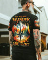 Maxcorners Not All Who Wander Are Lost Compass Bigfoot All Over Print LM1601
