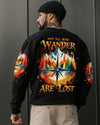 Maxcorners Not All Who Wander Are Lost Compass Bigfoot All Over Print LM1601