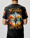Maxcorners Not All Who Wander Are Lost Compass Bigfoot All Over Print LM1601