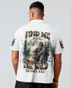 Maxcorners Find Me Where The Wild Things Are Bigfoot All Over Print LM2101