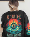 Maxcorners Not All Who Wander Are Lost Compass Beach All Over Print LM2101