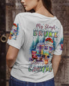 Maxcorners My Sleigh Broke Camping Christmas All Over Print LM2101