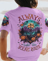 Maxcorners Always Take The Scenic Route Halloween Compass All Over Print LM2101