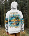Maxcorners Not All Who Wander Are Lost Beach Compass All Over Print LM2101