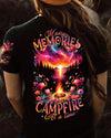 Maxcorners Making Memories One Campfire At A Time Flamingo All Over Print LM2101