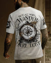 Maxcorners Not All Who Wander Are Lost Compass All Over Print LM1501
