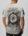 Maxcorners Not All Who Wander Are Lost Compass All Over Print LM1501