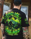 Maxcorners Find Me Where The Wild Things Are Bigfoot All Over Print LM1601