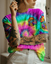 Maxcorners On A Dark Desert Highway Tie Dye All Over Print LM2101