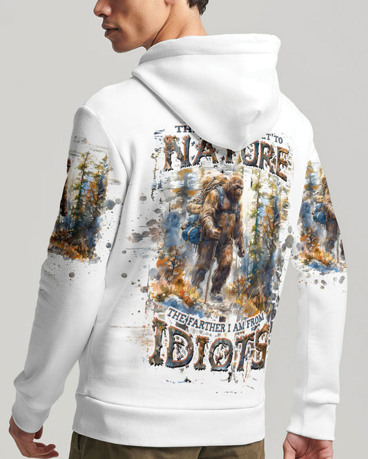 Maxcorners The Closer I Get To Nature Bigfoot Hiking All Over Print LM2101