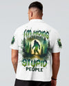 Maxcorners I'm Hiding From Stupid People Bigfoot All Over Print LM2101