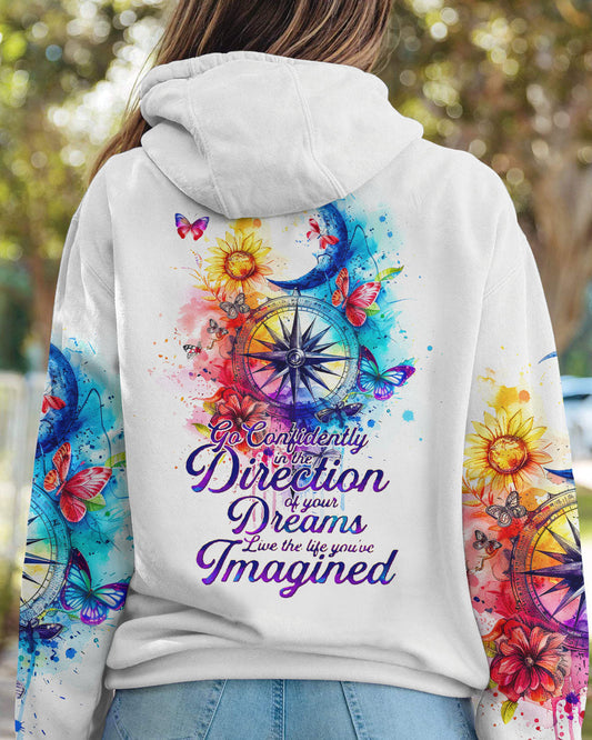 Maxcorners Live Your Dreams Compass All Over Print LM2101