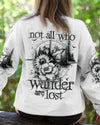Maxcorners Not All Who Wander Are Lost Black And White All Over Print -Ty1204242 LM2101