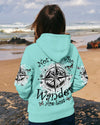 Maxcorners Not All Who Wander Are Lost Compass All Over Print LM2101