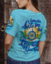 Maxcorners Love The Life You Live Compass All Over Print LM2101