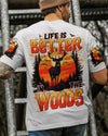 Maxcorners Life Is Better In The Woods Deer All Over Print LM1501
