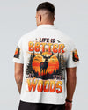 Maxcorners Life Is Better In The Woods Deer All Over Print LM1501